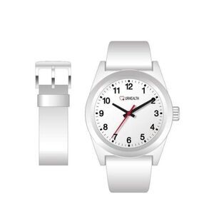 NWT URHEALTH White Nurse Unisex Watch for Medical Professionals Silicone Bands